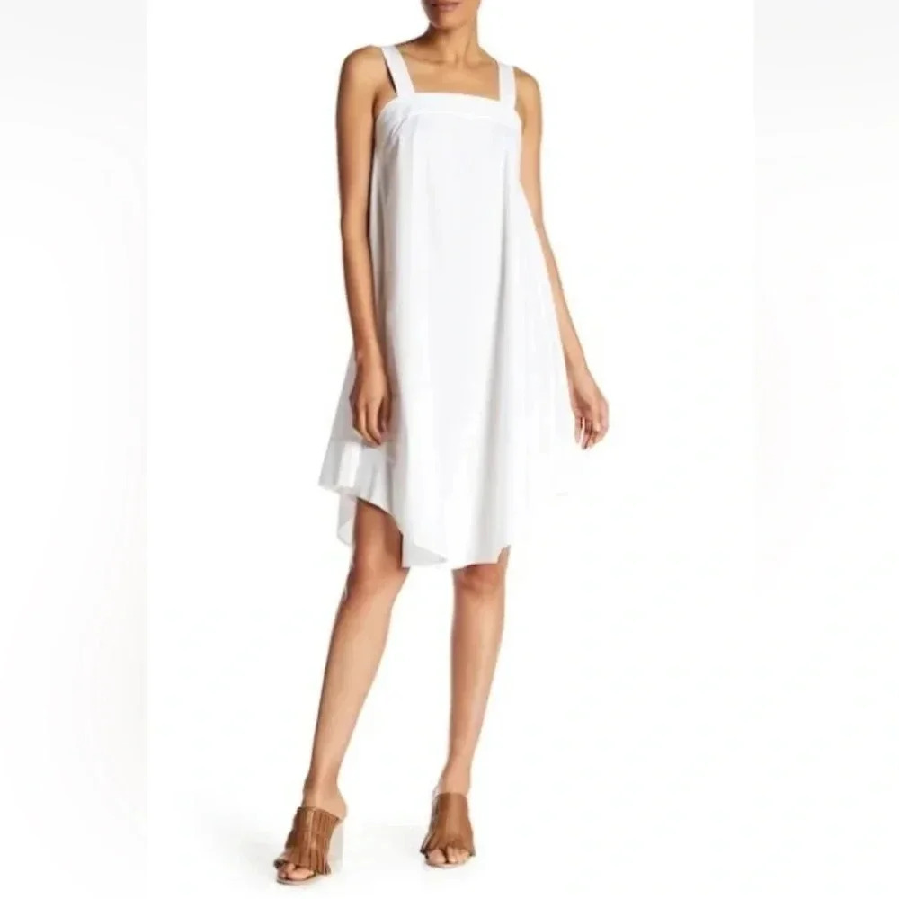 Trina Turk Women's Rosabell Bow Back Tank Dress in White girlhood core vacation